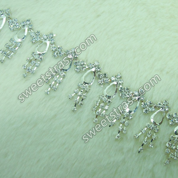 Wholesale Cup Chain Strass Rhinestone Jewelry For Garment