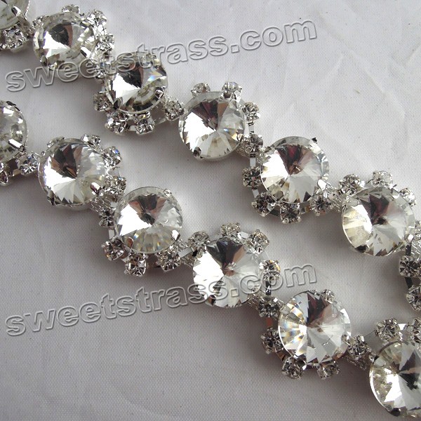 Wholesale Fancy Crystal Rhinestone Chain Trimming