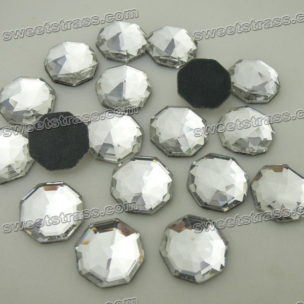 Crystal Octagon Shape Flat Back Gems Wholesale