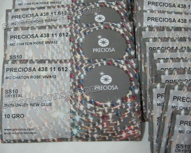 Czech Preciosa Hotfix Flatback Crystals Light Peach SS20