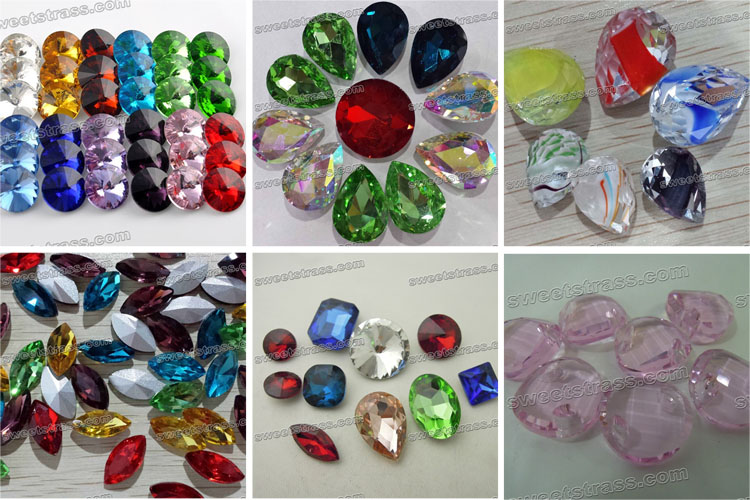 Fancy Stones Pointed Back Crystals Rivoli Beads Wholesale