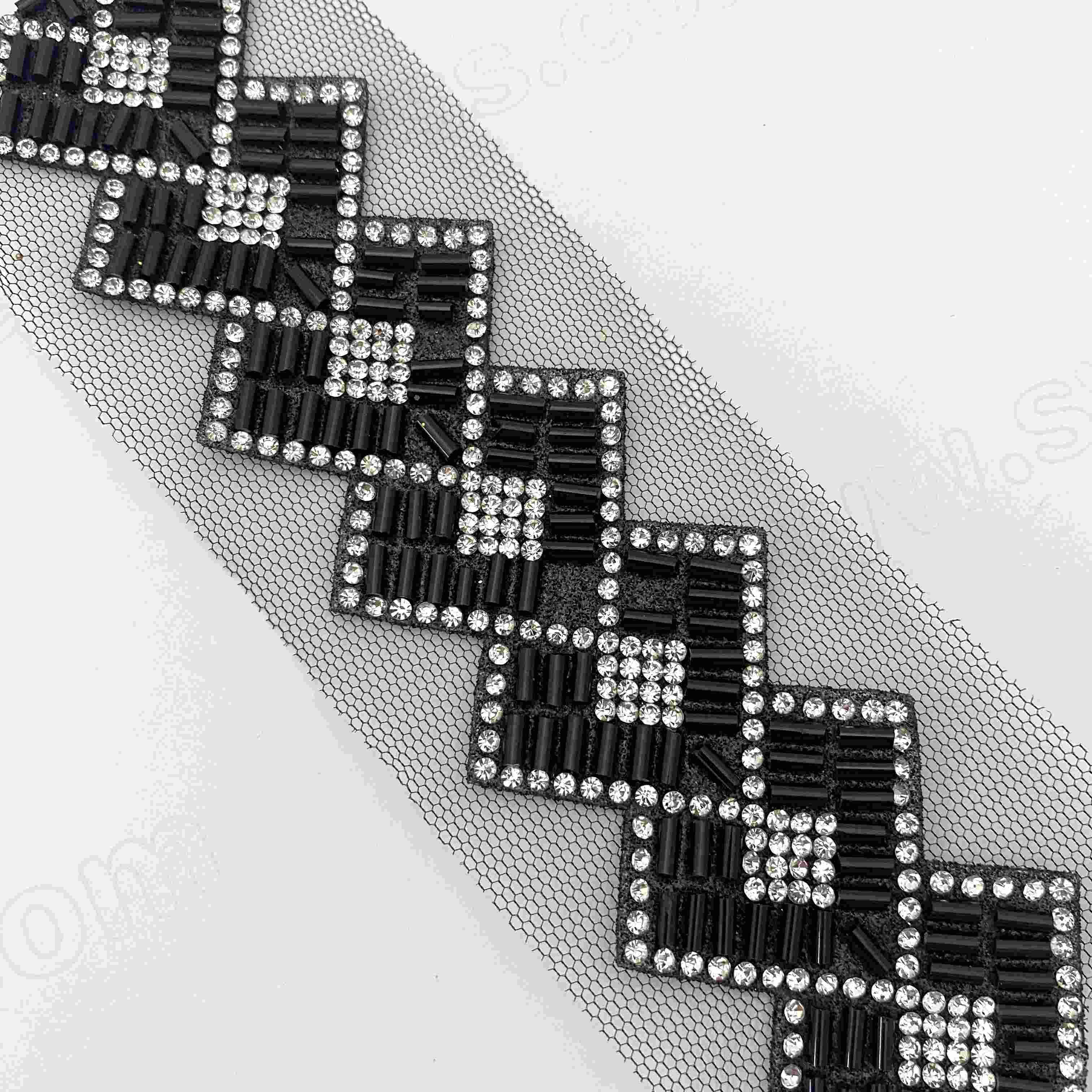 Hot Sale Hotfix Rhinestone Tape Self Adhesive Crystal Rhinestone Diamond Ribbon