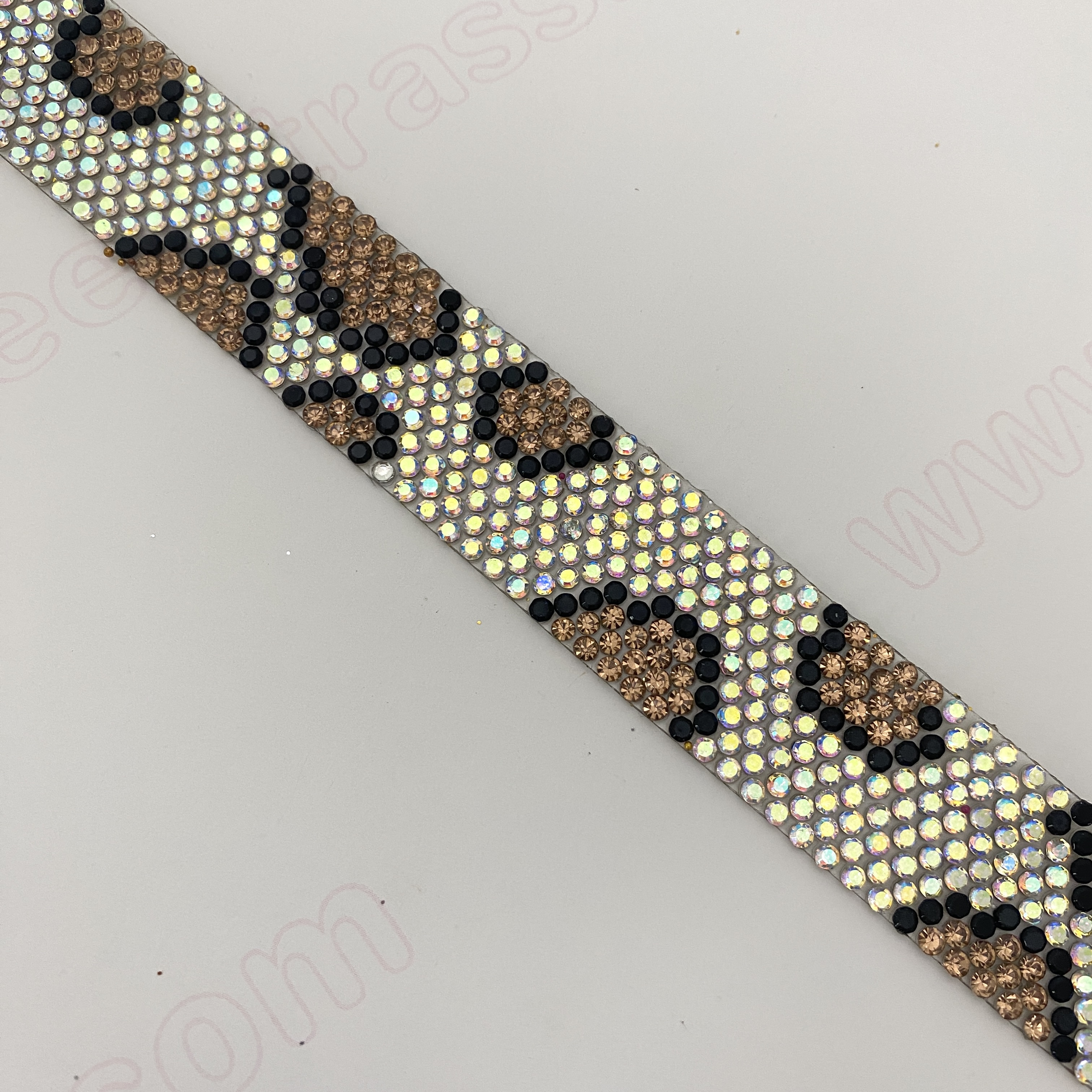 Hot sale 2cm wide hot diamond decorative belt DIY clothes shoes bag clothing accessories