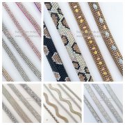 Factory supply rhinestone strips shoes decoration crystal rope cord for sandals